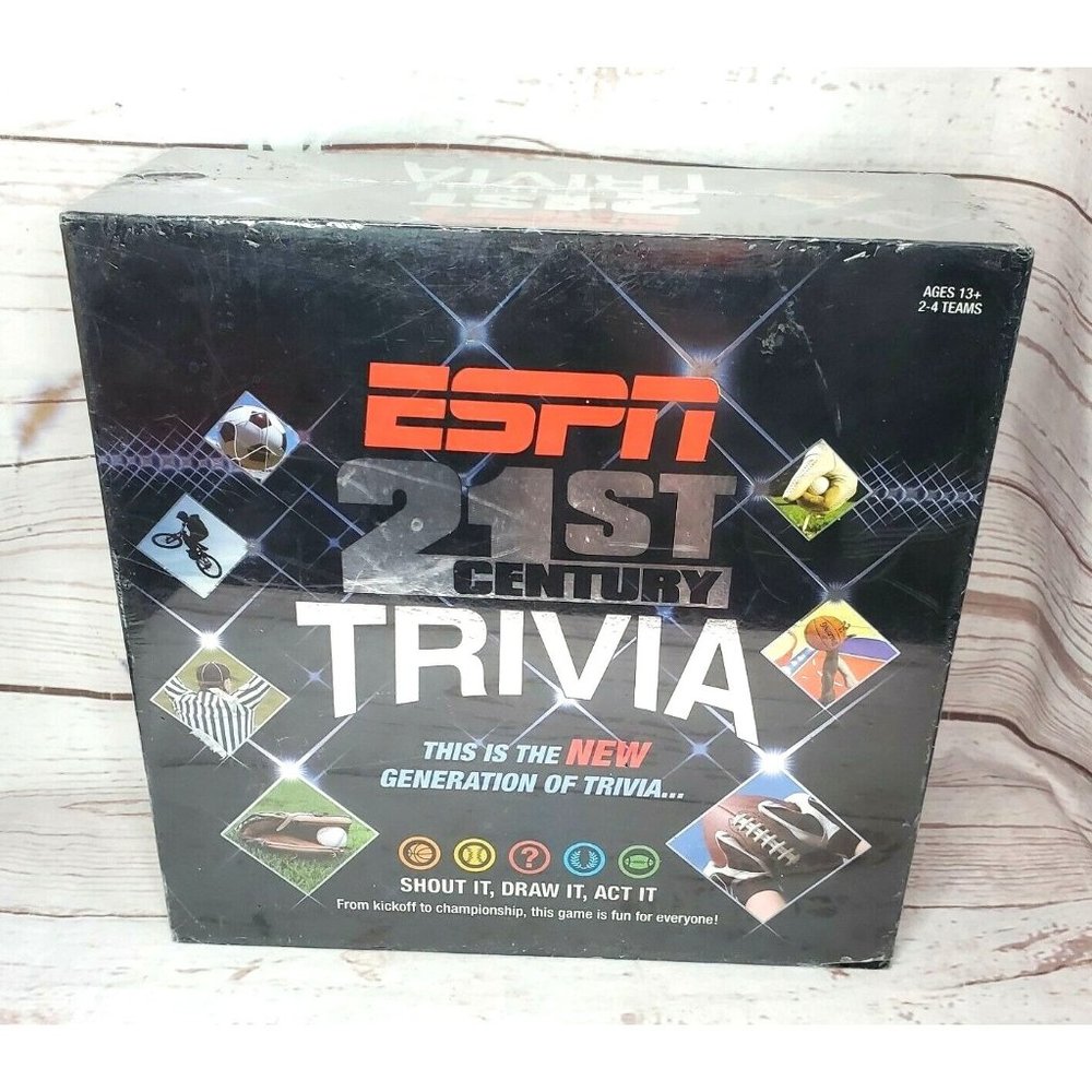 ESPN 21st Century Trivia Game New Generation of Trivia Brand Family Game Night